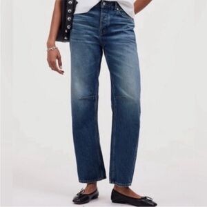 Madewell Darted Barrell Leg Jean